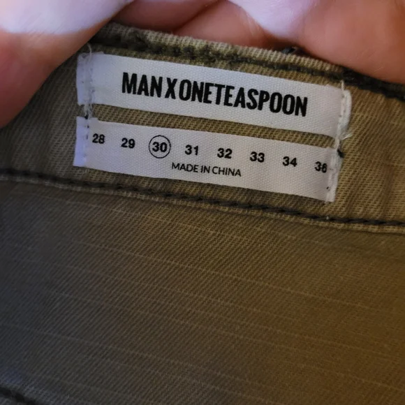 Man x One Teaspoon Bunker Shorts Size30